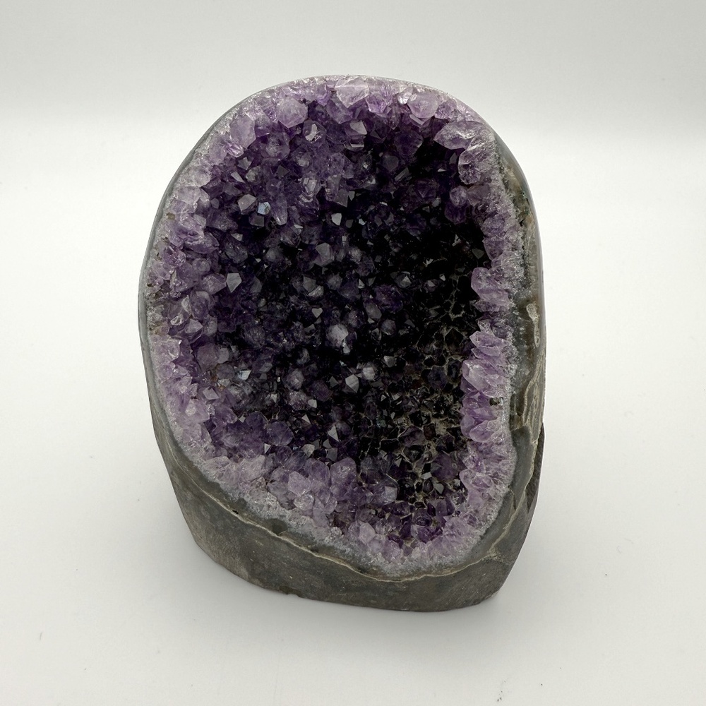 Deep Purple Amethyst Geode - 3 inches